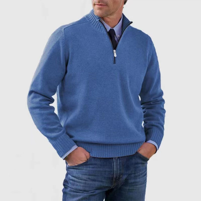 Herren-Half-Zip-Pullover | Strukturierte Passform und alltägliche Wärme