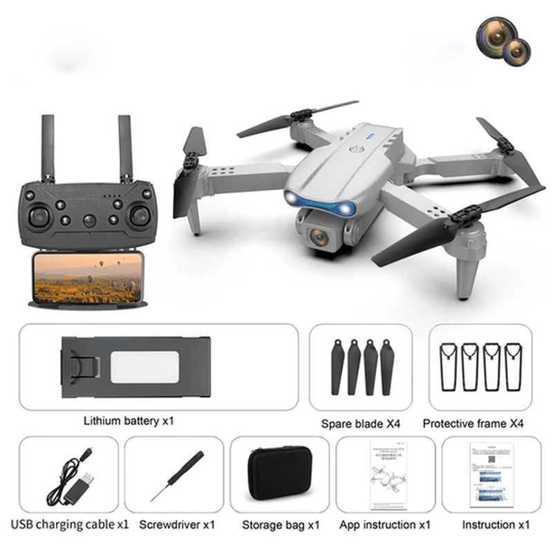 Ripob | AeroPro - Drohne mit 4K UHD Kamera und langer Akkulaufzeit