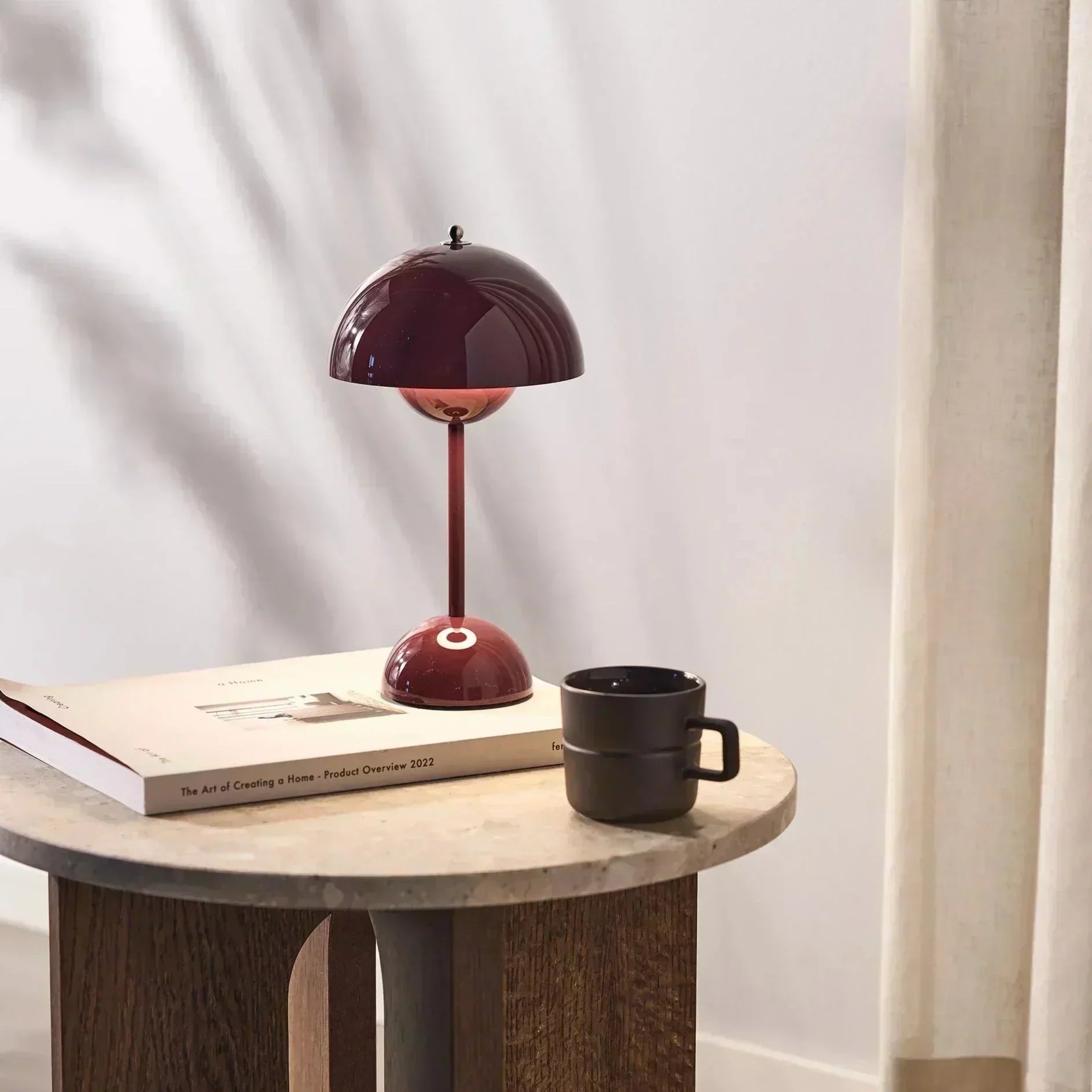 NordicGlow Luxe Moderne Pilz Schreibtischlampe