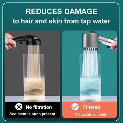 PowerStream - Filter und kraftvollem Wasserstrahl