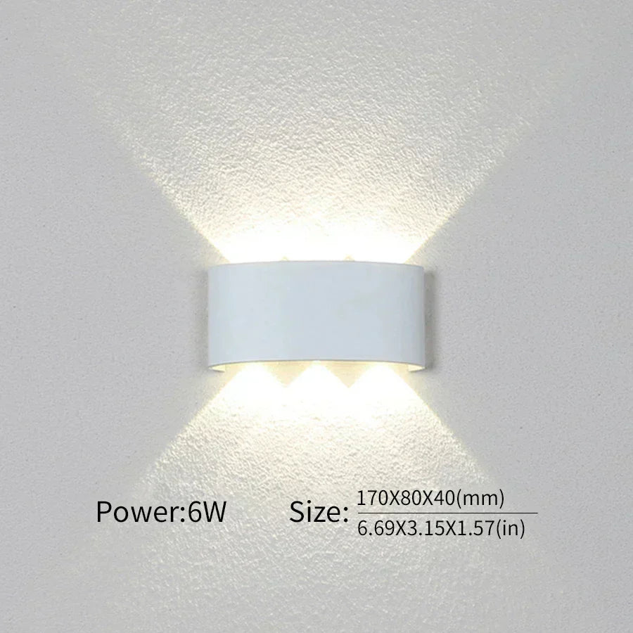 Moderne Beleuchtung, Innen oder Außen: Die vielseitige LED-Wandleuchte