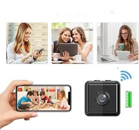 SecureView – 1080P Mini Sicherheitskamera mit Bewegungserkennung & App-Steuerung