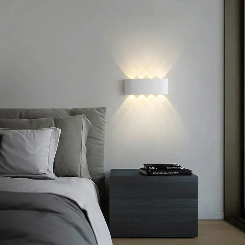 Moderne Beleuchtung, Innen oder Außen: Die vielseitige LED-Wandleuchte