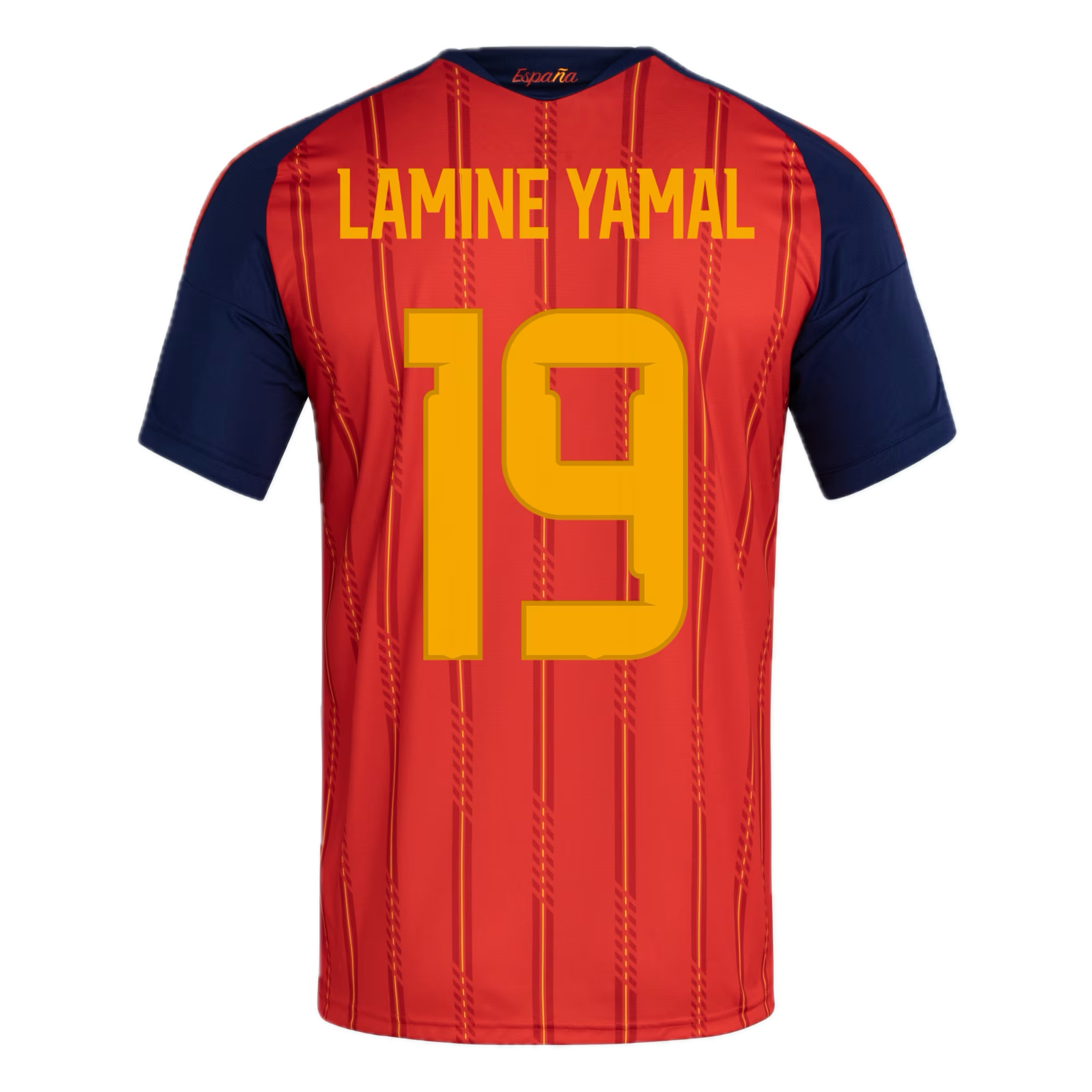 Spain 2026 LAMINE YAMAL #19 2 Stars World Champion Home Jersey
