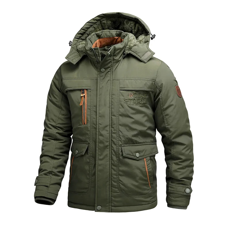 Herren isolierte Winterjacke | Wetterbeständiges Design und täglicher Schutz