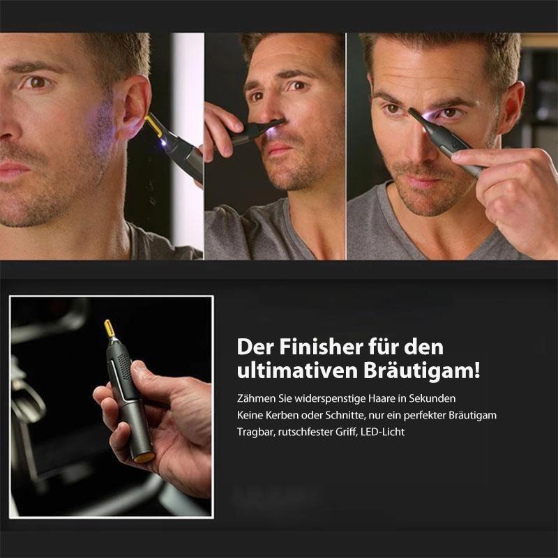 Augenbrauenrasierer | Elektrischer Augenbrauen-Trimmer & Nasenhaarschneider | Präzisions-Gesichtstrimmer | FeinLume