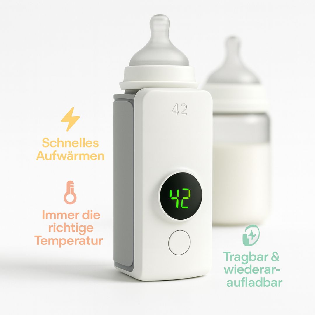 Babyflaschenwärmer | Tragbarer Flaschenwärmer | Babynahrungswärmer | BabyHeat