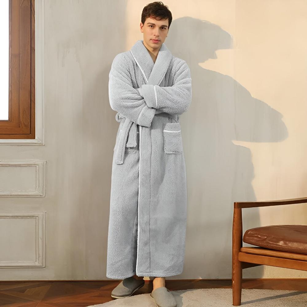 Bademantel für Männer und Frauen | Fleece-Bademantel | Comfyra