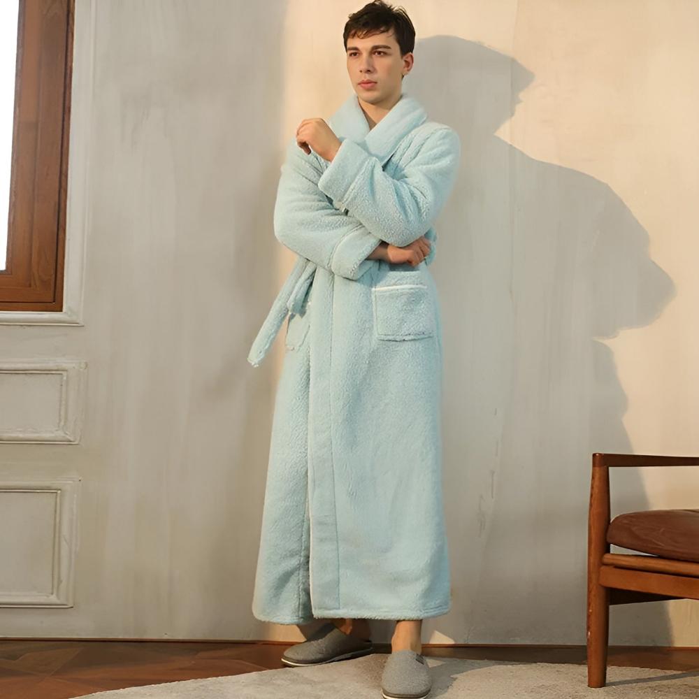 Bademantel für Männer und Frauen | Fleece-Bademantel | Comfyra
