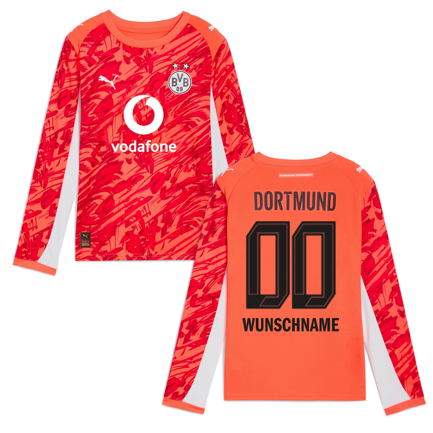 BVB BORUSSIA DORTMUND Goalkeeper Jersey Kids Red 25 / 26