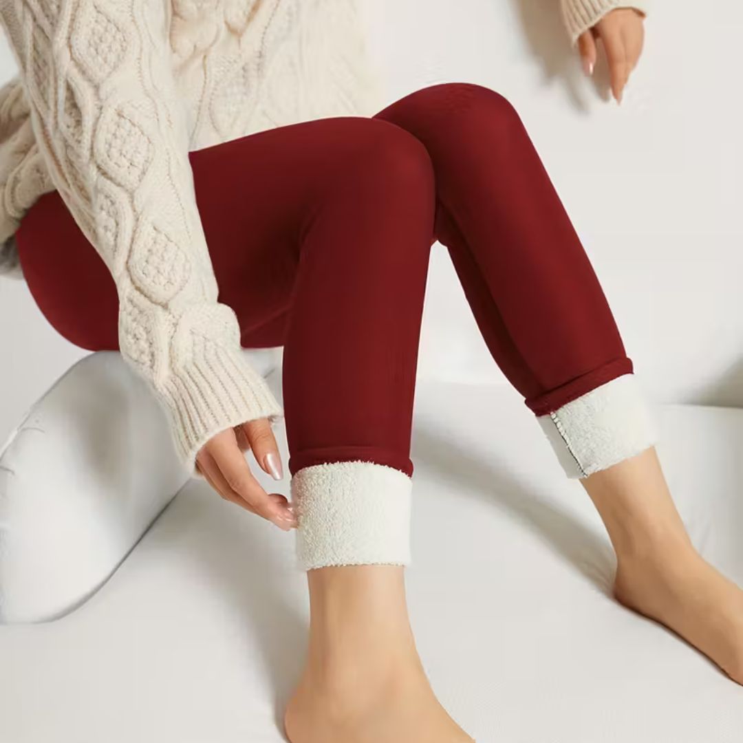 Thermoleggings für Frauen | Isolierte Thermohosen | Warme Leggings für den Winter | CozyLine