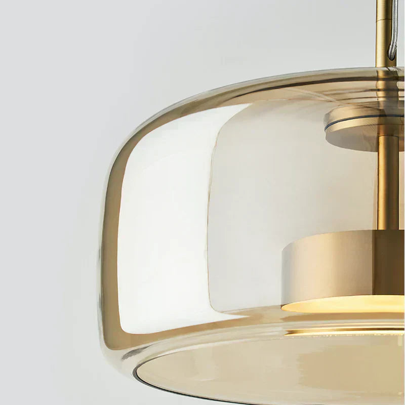 Hängelampe Glas Modern LED Pendelleuchte
