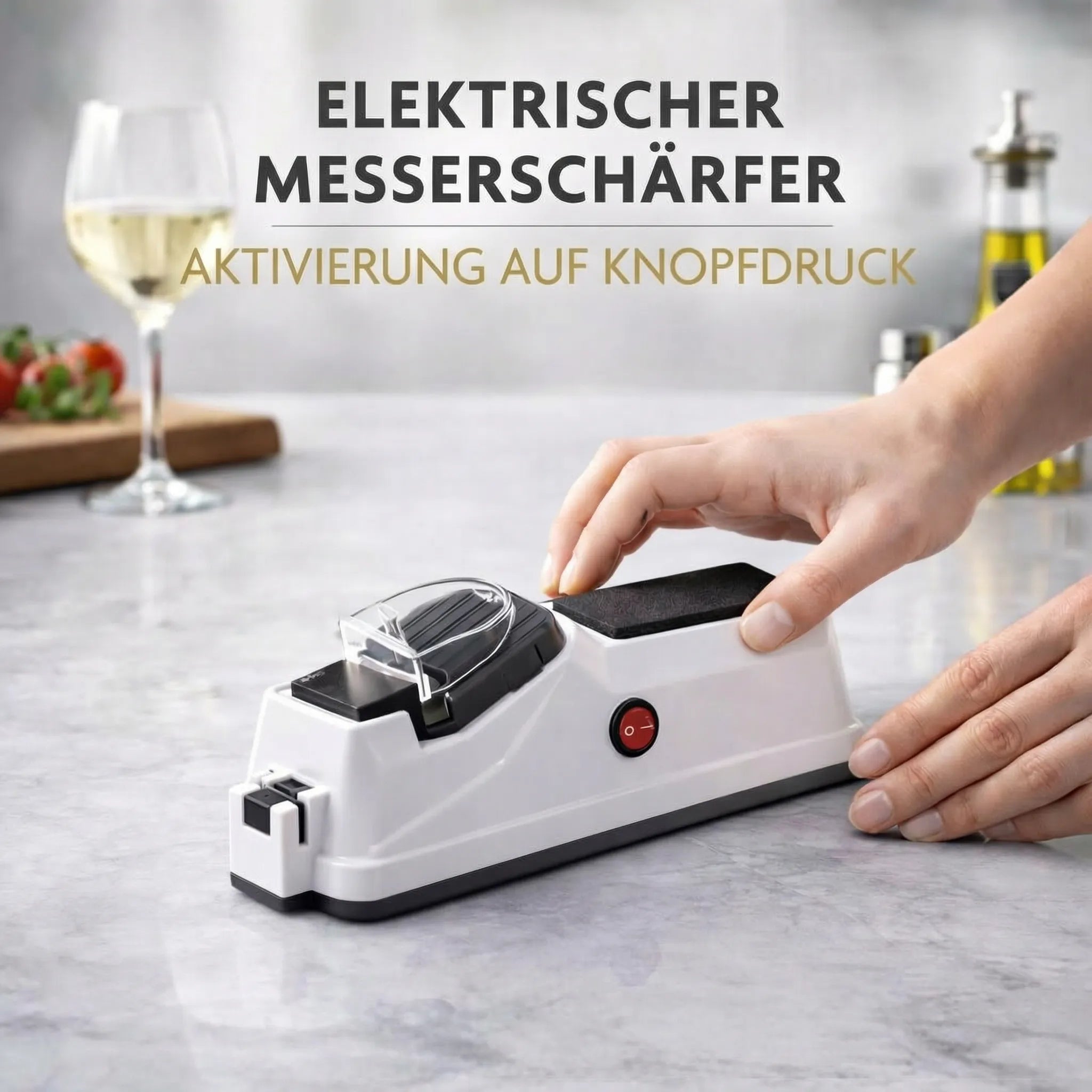 Elektrischer Messerschärfer | Einfaches Messerschärfen | Messerschärfgerät | SharpFix