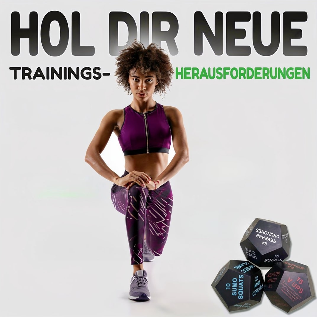 Fitness Würfel für Muskelaufbau & Krafttraining zu Hause | Home Workout für Ganzkörpertraining | Power Cube