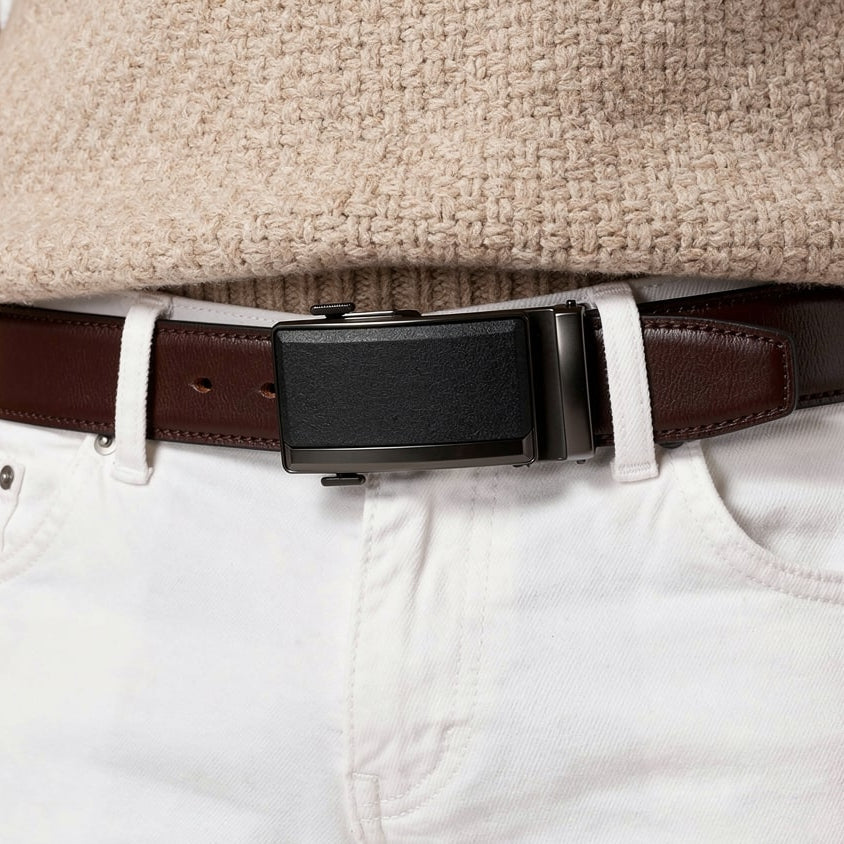 Herren Gürtel | Leder Gürtel ohne Löcher | GürtKraft