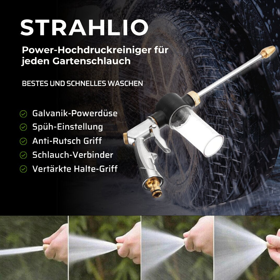 Hochdruckreiniger für Gartenschlauch | Hochdruckreiniger-Aufsatz | Reinigungsgeräte | Strahlio