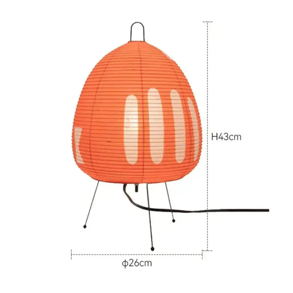Tischlampe Reisepapier Retro Japanisches Design