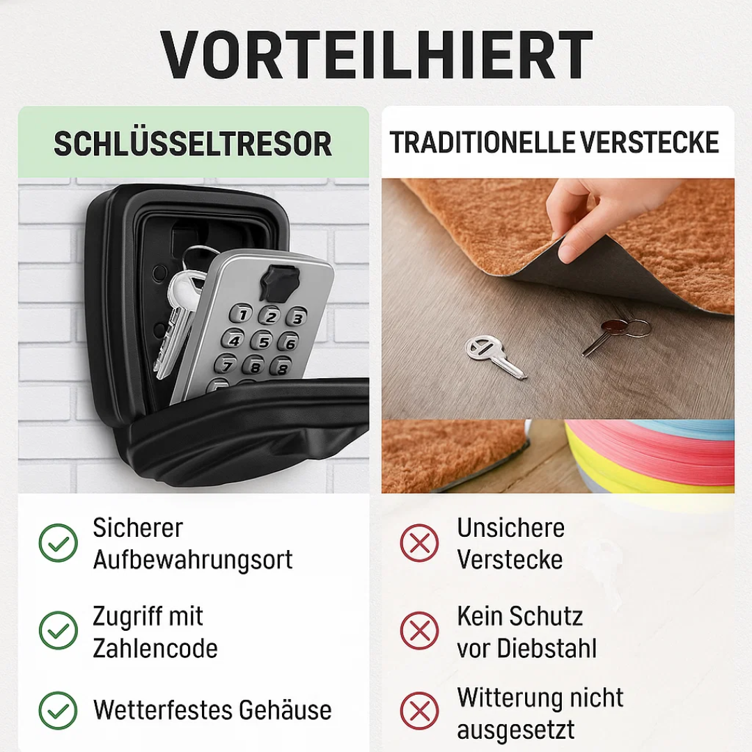 Outdoor-Schlüsselsafe Schlüsselbox