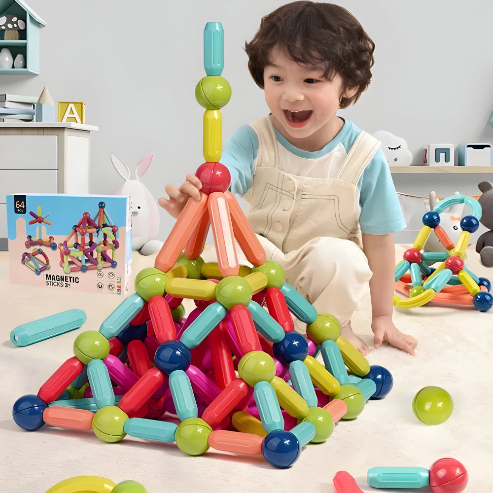Magnetische Bauklötze Lernspielzeug für Kinder