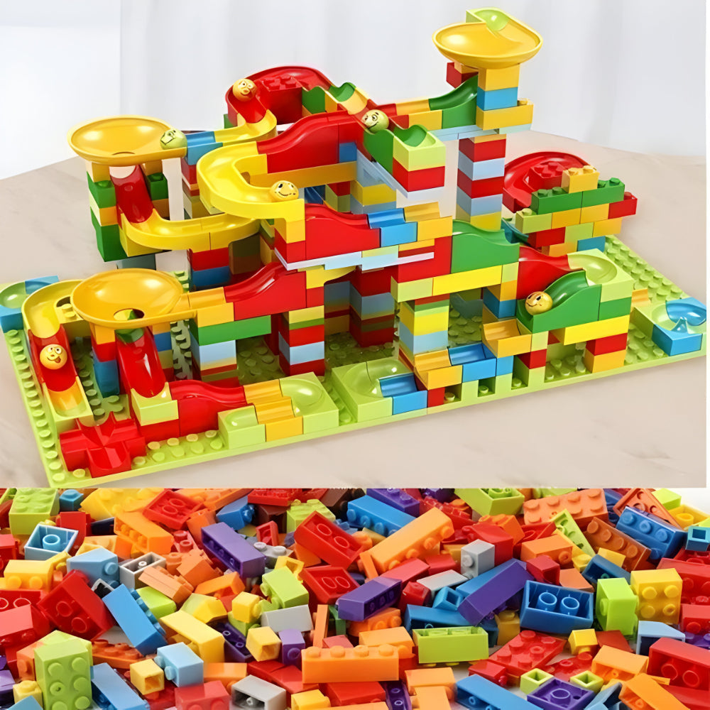 Murmelbahn Kinder Bau Spielzeug Bunte Kunststoff