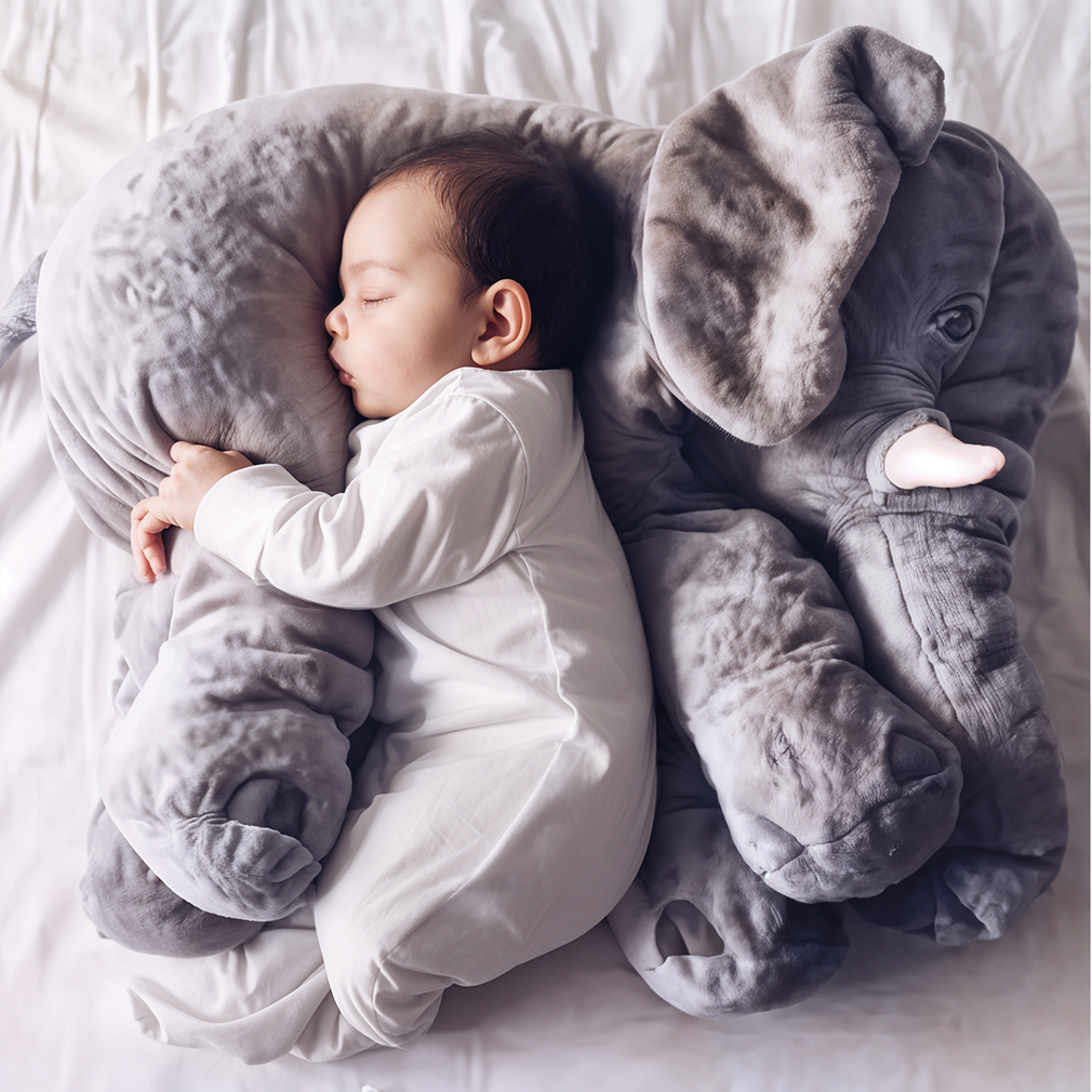 Kuscheltier für Kinder und Babys | Plüschspielzeug mit weichem Stoff | Mini-Elefant