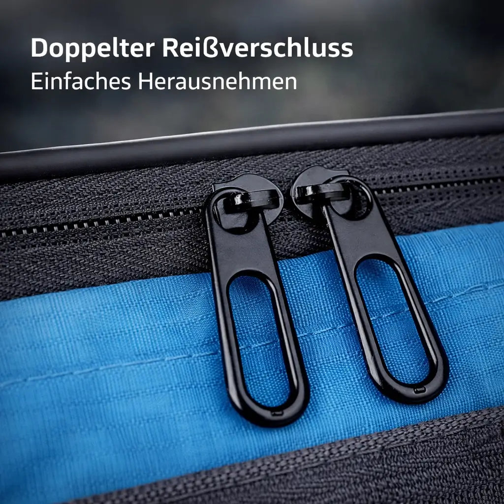 Lenkertasche für Fahrrad | Wasserdichte Fahrradtasche mit Touchscreen | Tourix