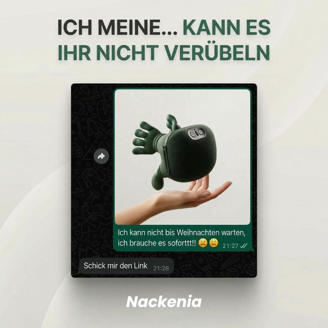 Nacken- & Schultermassagegerät | Nackenmassage zu Hause für geschmeidige Muskeln | Nackenia