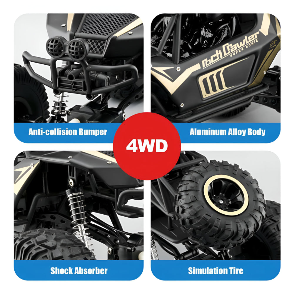 Fernbedienter Offroad-Metall-Monstertruck