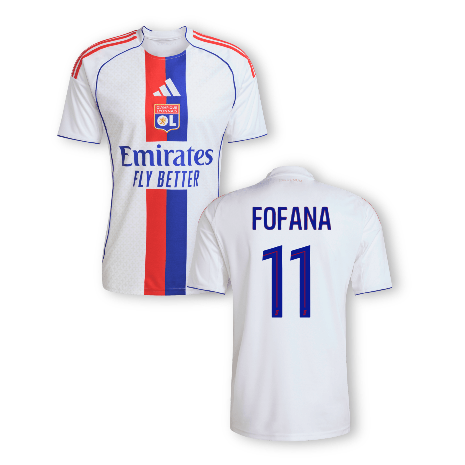 OL OLYMPIQUE LYON Home Jersey Men's 25 / 26 - FOFANA 11