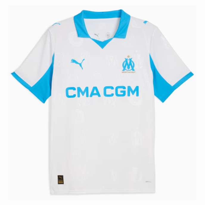 OM OLYMPIQUE MARSEILLE Home Jersey Men 25 / 26