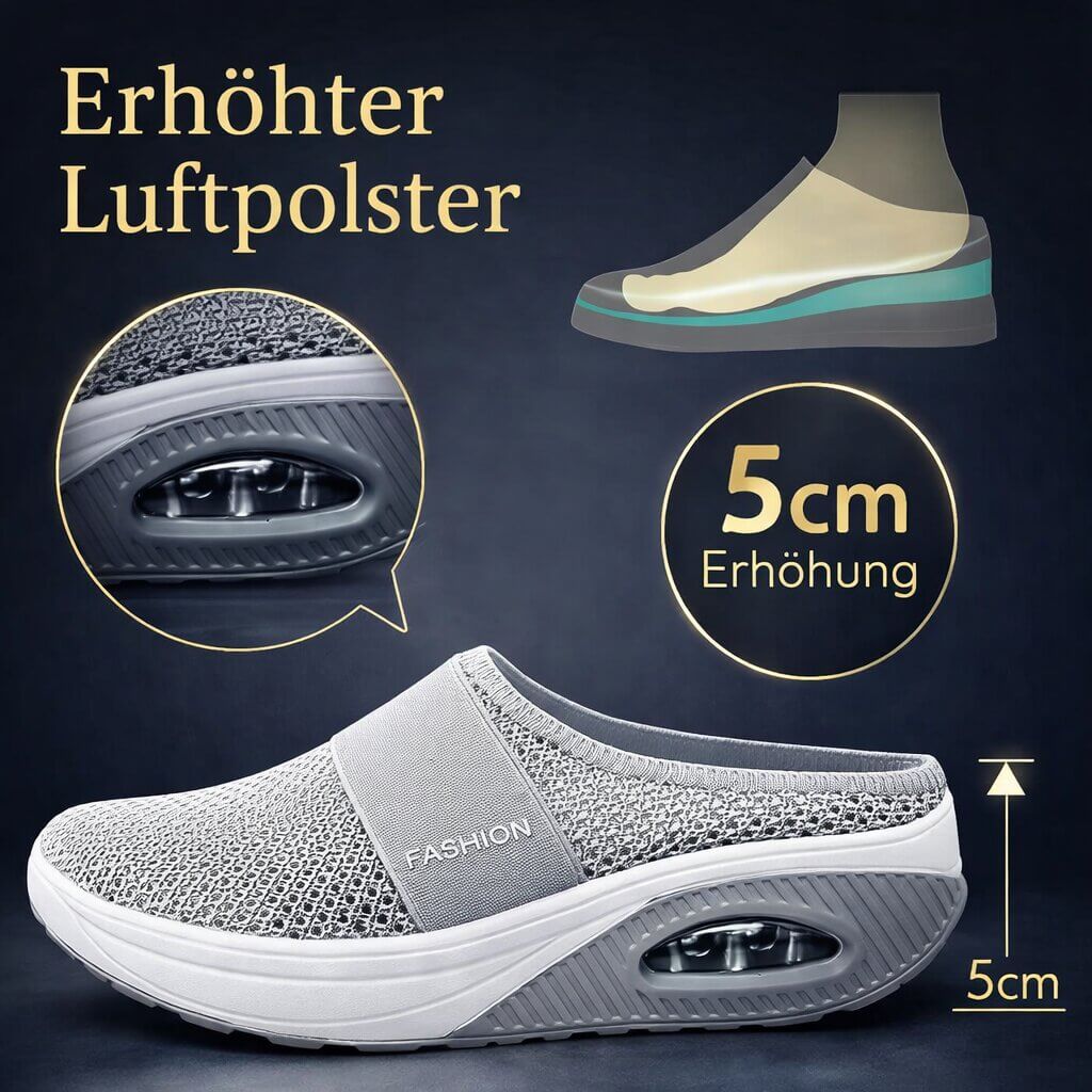Orthopädische Hausschuhe zum Reinschlüpfen | Breite Diabetikerschuhe für Zuhause | Velori