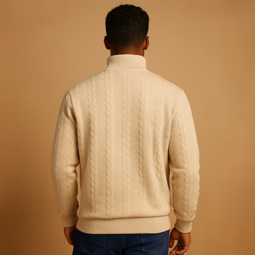 Herren Viertelzip-Pullover – Lässige Passform und zeitloser Stil