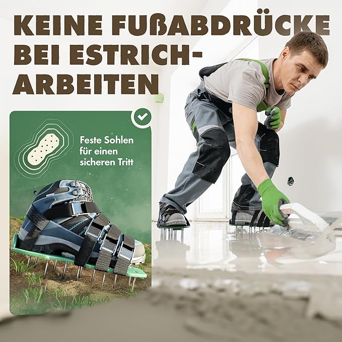 Rasenlüfter Schuhe | Rasenbelüftungsschuhe | Green Step