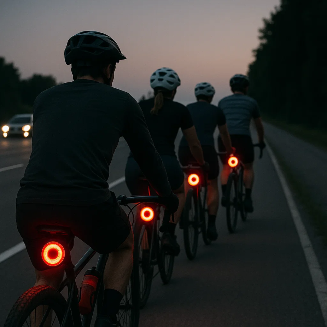 Rücklicht & Bremslicht für Fahrrad und Rennrad mit 6 Modi und Akku | Lumirad
