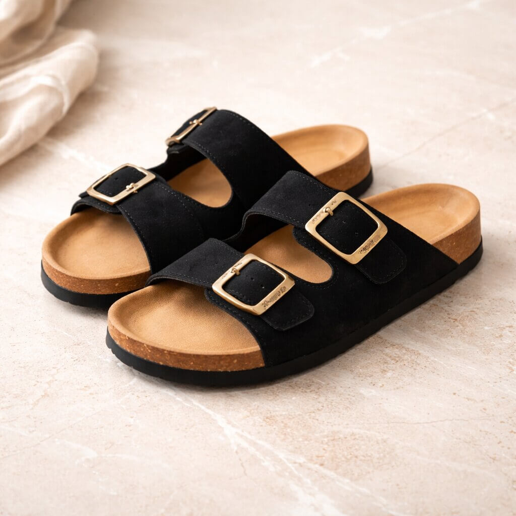 Sandalen für Männer & Frauen mit Korkfußbett | Sommerschuhe | Velma