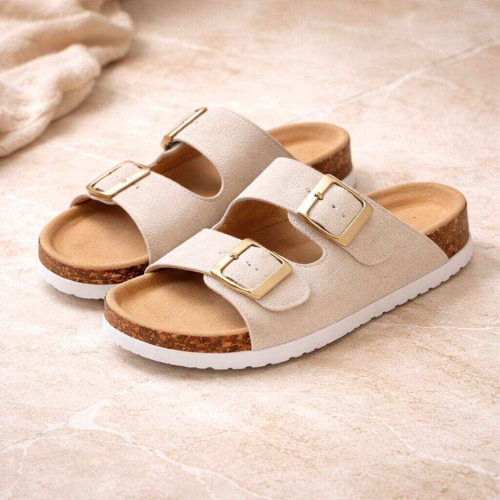 Sandalen für Männer & Frauen mit Korkfußbett | Sommerschuhe | Velma