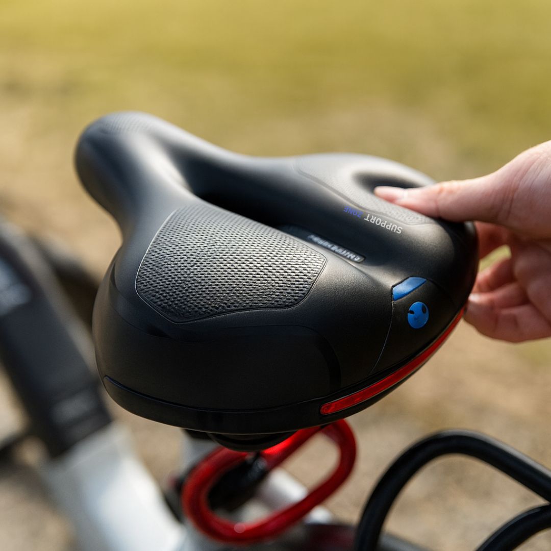 Fahrradsattel für Männer & Frauen | Bequemer Fahrradsattel mit Federung | SeatPro