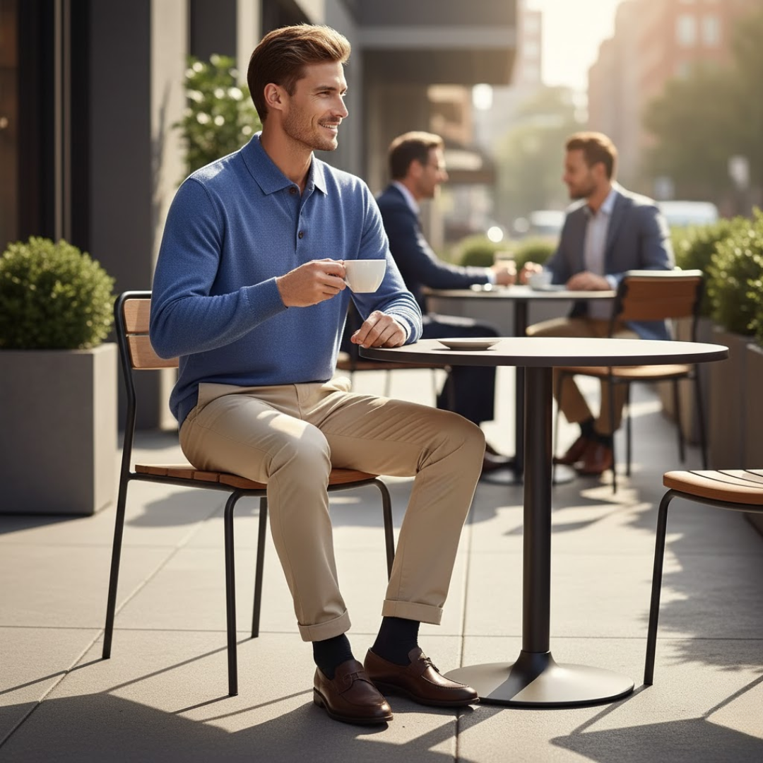 Kaschmir Poloshirt – Eleganz in Reinform