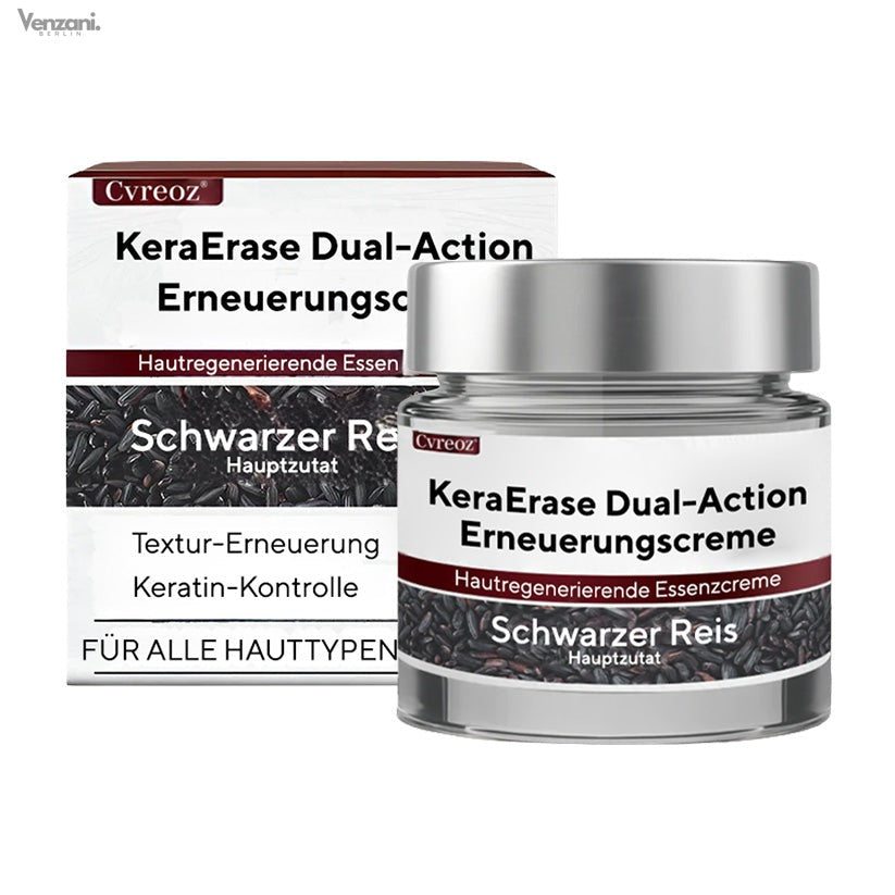 Cvreoz® KeraErase Dual-Action Renewal Cream - Die Kraft des schwarzen Reises gegen raue Stellen