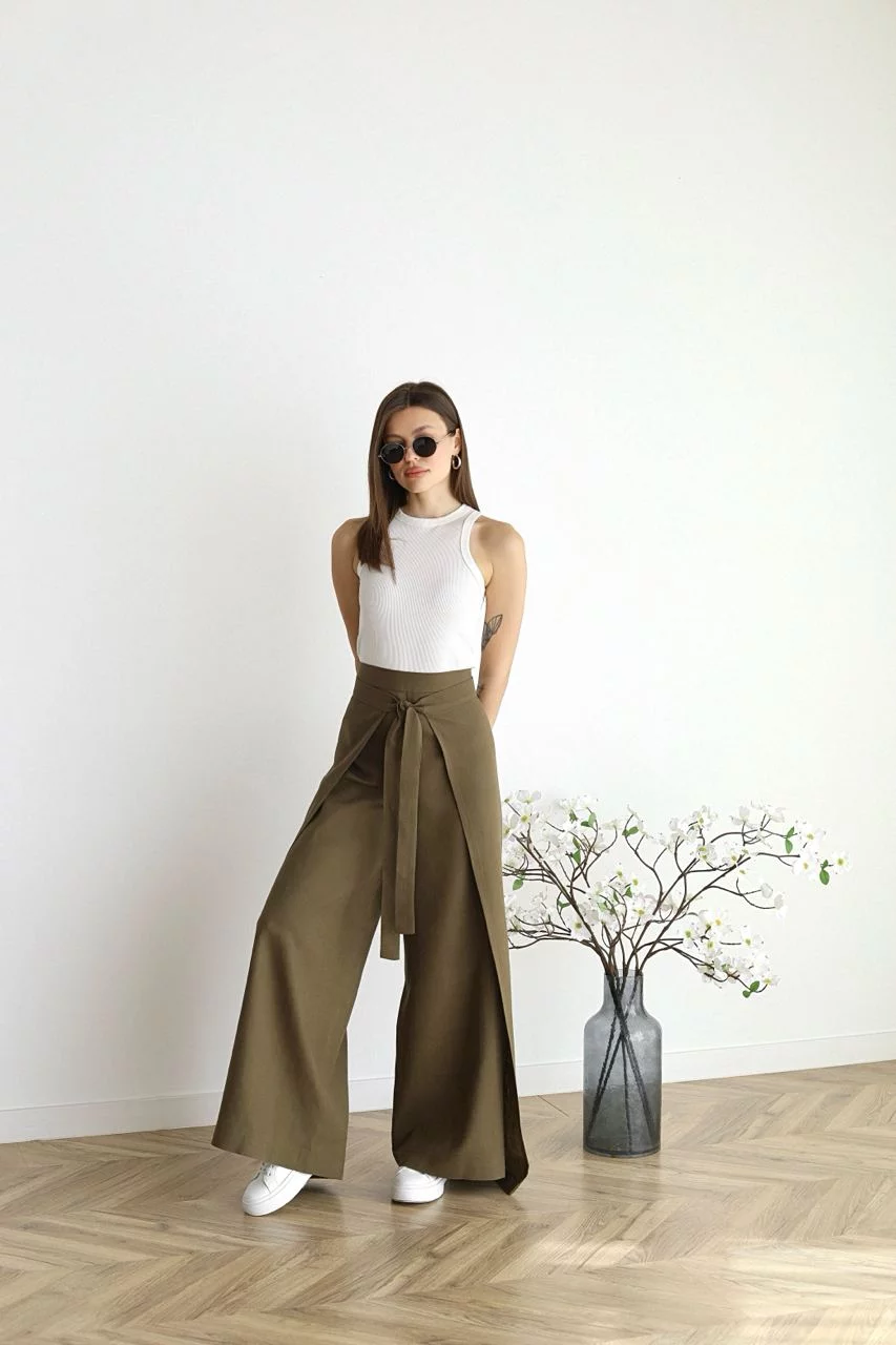 Lina™ – Weite Leinenhose