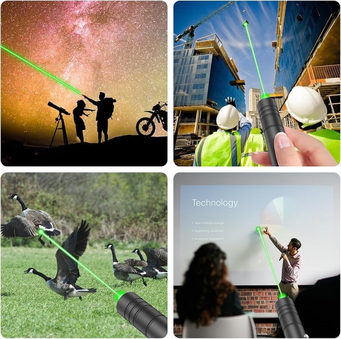 LuxeBeam Dual-Color Laserpointer | Präziser roter und grüner Laser für vielseitige Präsentationen