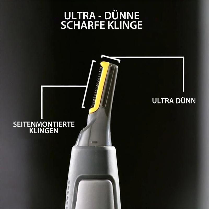 Ripob | Professioneller Ultra-Slim Präzisionstrimmer | Titan-Edelstahlklingen | Integriertes LED-Licht | Mikro-Oszillationstechnologie | Für Nase, Ohren & Konturen
