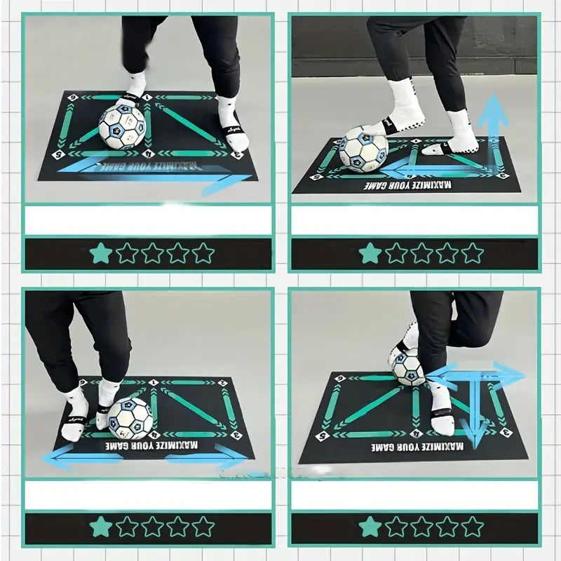 Junior Fußballfähigkeiten Matte (inklusive Trainingsvideos) - Das perfekte Geschenk für die Feiertage