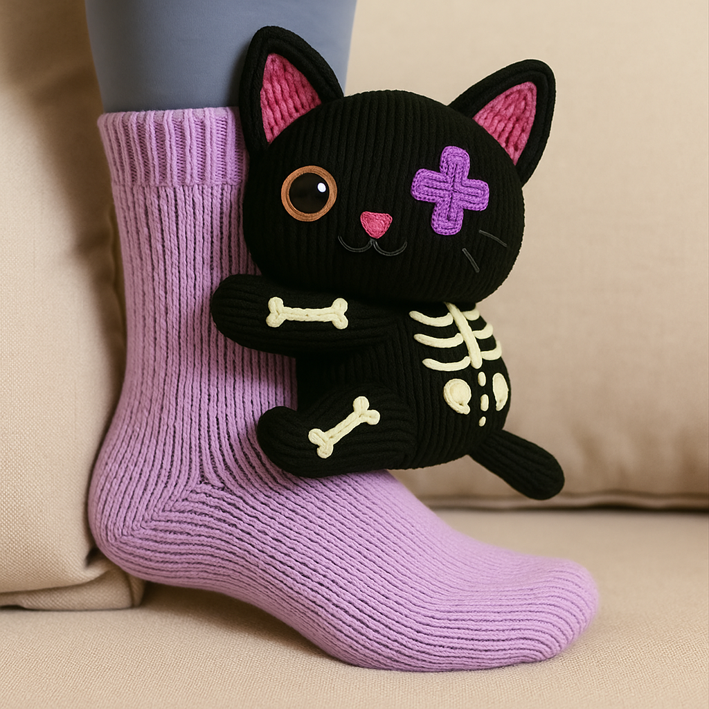 Rutschfeste warme Plüsch-Mikrofaser 3D Tierdesign Haussocken Unisex