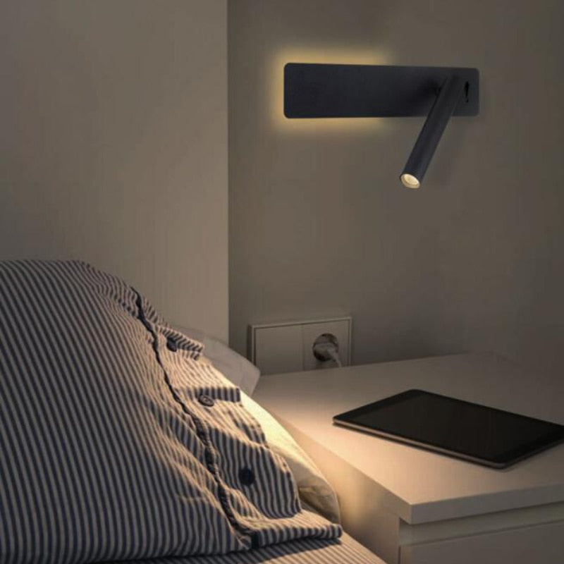 Ripob | Drehbare LED-Lese-Wandleuchte für das Bett