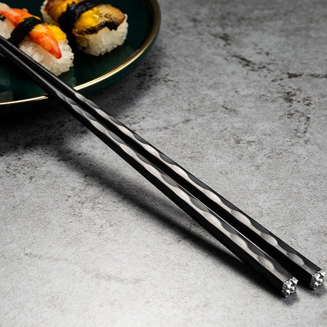 Ripob | DineLux – Luxuriöses Essstäbchen-Set mit Raffinierten Designs (5 Paare)