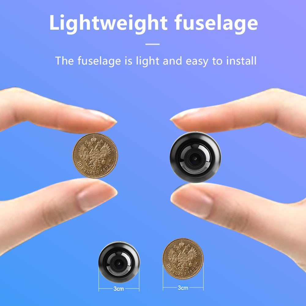 LuxVision Elite Mini Kamera | 1080P HD Drahtlose Überwachung für diskrete Überwachung