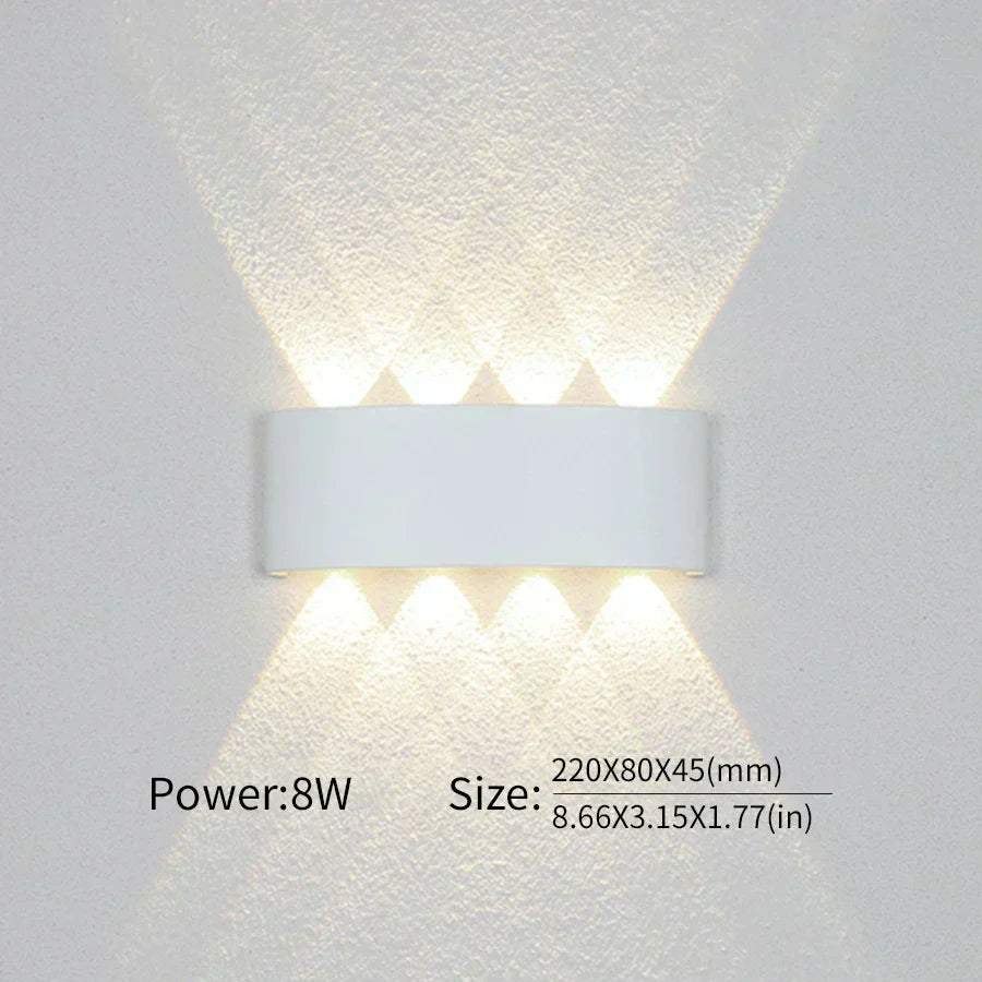 Moderne Beleuchtung, Innen oder Außen: Die vielseitige LED-Wandleuchte
