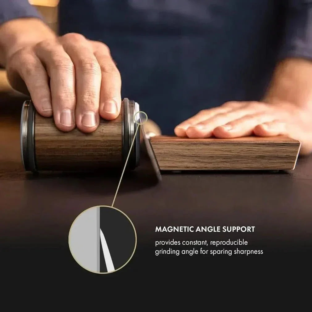 SharpEdge Pro Knife Sharpener – Profi-Messerschärfer mit Rollmechanismus & Diamantbeschichtung