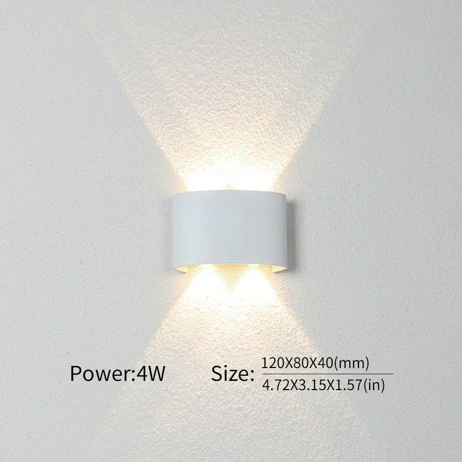 Moderne Beleuchtung, Innen oder Außen: Die vielseitige LED-Wandleuchte
